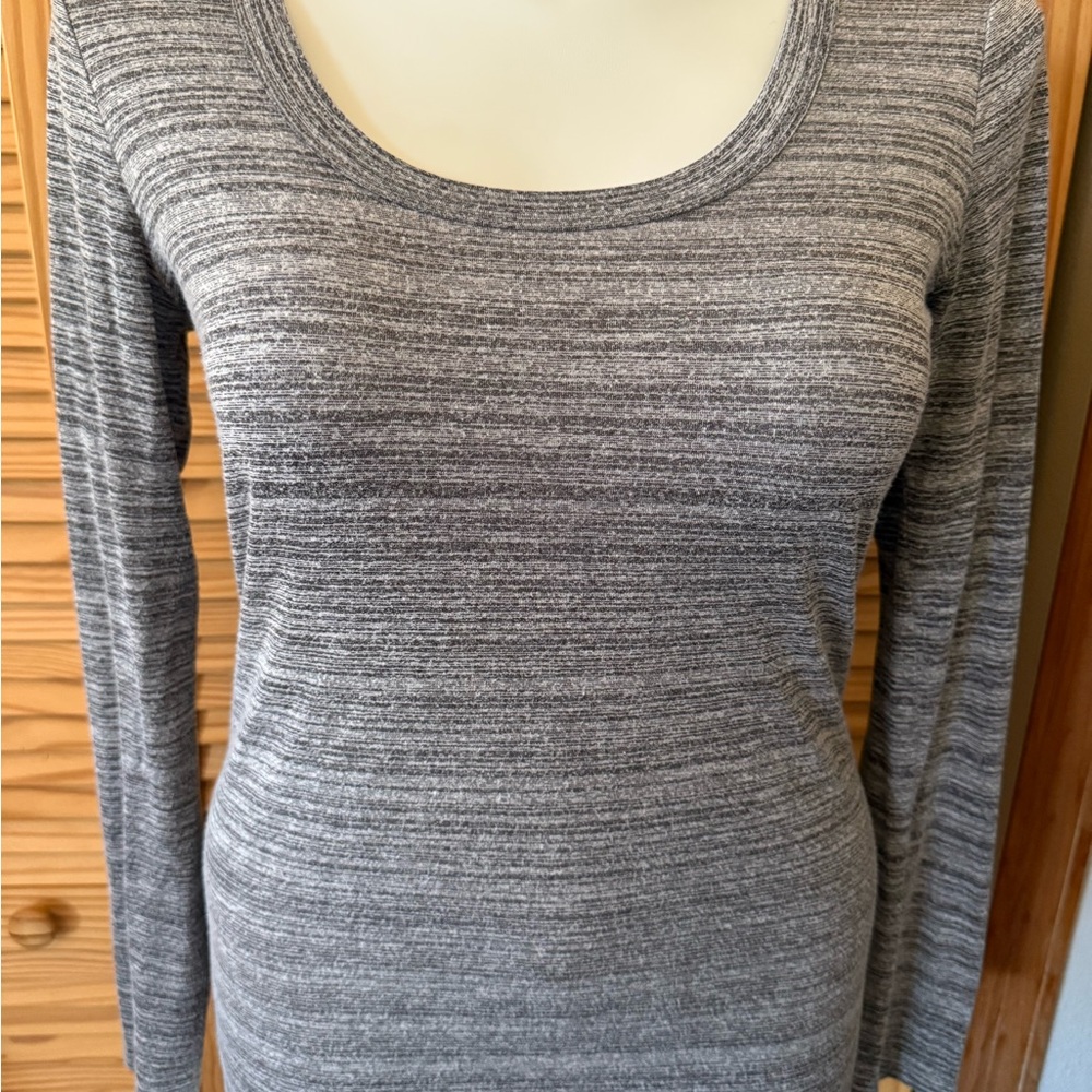 Calvin Klein Heather Gray Knit Top